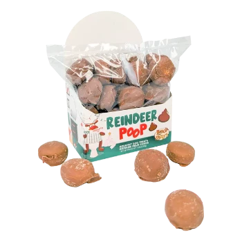 Bosco & Roxy's Reindeer Poop Dog Treats Boxy Base