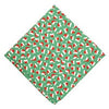 The Worthy Dog Green Santa Hats Dog Bandana