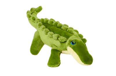 Fluff & Tuff Savannah Baby Gator Plush Dog Toy