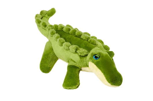 Fluff & Tuff Savannah Baby Gator Plush Dog Toy