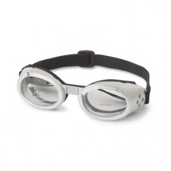 Doggles ILS Silver Frame with Clear Lens