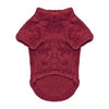 Doggie Design Burgundy Soft Plush Pullover Top