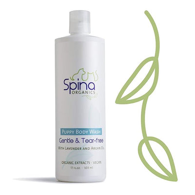 Spina Organics Puppy Wash - Gentle, Tear-Free, All Natural