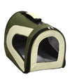 Pet Life Green And Khaki Airline Approved 'Sporty' Pet Dog Carrier