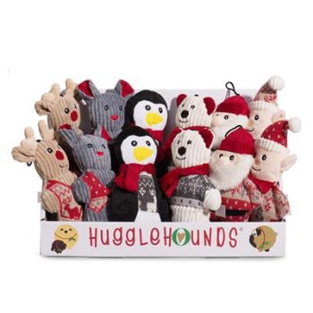HuggleHounds Squeaky Cookie Collection Dog Toys