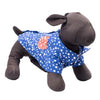 The Worthy Dog Blue & Red Stars Dog Shirt