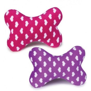 Zanies Sweet Heart Softie Bone Dog Toy