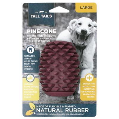 Tall Tails Rubber Pinecone Toy 4"