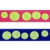 Preston Ribbons 1.25" Tennis Balls Dog Collar & Leash Collection