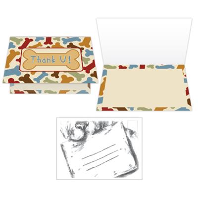 Thank You - Blank Inside Greeting Card