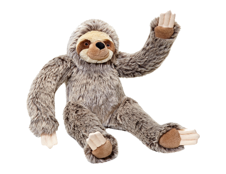Fluff & Tuff Tico Sloth Plush Dog Toy