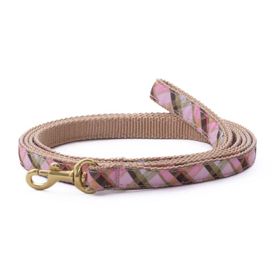 Pink Plaid Collar & Leash Collection