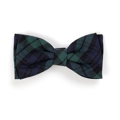 Black Watch Plaid Flannel Bow Tie
