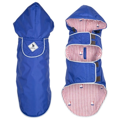 Blue/Sailboat Seattle Slicker Raincoat