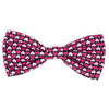 Pink & Hot Pink Hearts Dog Bow Tie