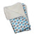 Blue & Gray Hearts Fleece/Ultra-Plush Blanket