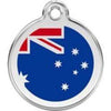 Australian Flag Pet ID Tag.