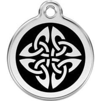 Red Dingo Black Tribal Arrows Pet ID Tag.