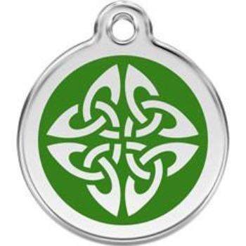 Red Dingo Green Tribal Arrows Pet ID Tag.
