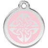 Red Dingo Light Pink Tribal Arrows Pet ID Tag.