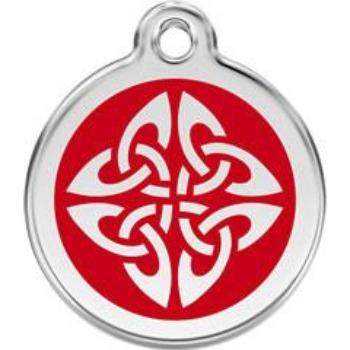 Red Dingo Red Tribal Arrows Pet ID Tag.