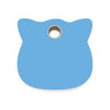 Red Dingo Light Blue Cat Flat Plastic Pet ID Tag.