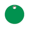 Red Dingo Green Circle Flat Plastic Pet ID Tag.