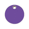Red Dingo Purple Circle Flat Plastic Pet ID Tag.