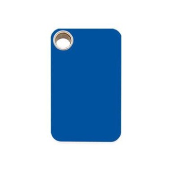 Red Dingo Dark Blue Rectangle Flat Plastic Pet ID Tag.