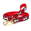Up Country Red White & Black No Bones About It Dog Leash