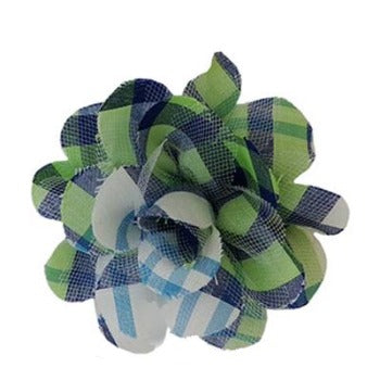 Lime Madras Collar Flower.