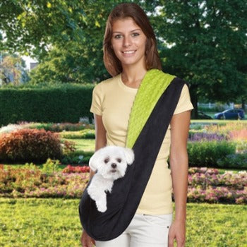 Reversible Sling Dog Carrier.