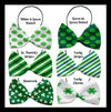 St. Patrick's Collection Pet Bow Ties.