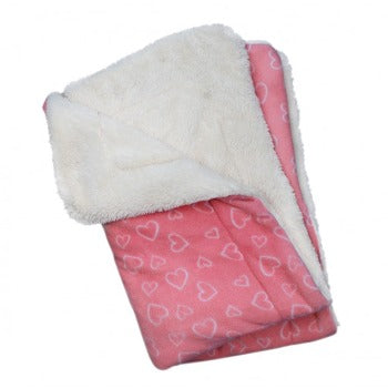 Blush of Love Fleece/Ultra-Plush Blanket.