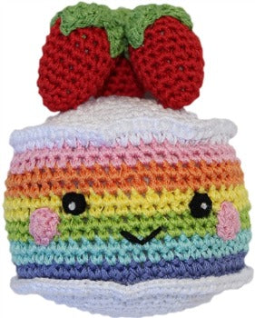 Knit Knacks Rainbow Cake.
