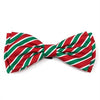 Worthy Dog Holiday Stripe Bow Tie.