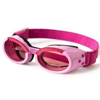 Pink ILS Doggles with Pink Lens & Straps Dog Sunglasses.