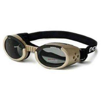 Chrome ILS Doggles with Light Smoke Lens.
