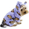 Silly Monkey Fleece Hooded Pajamas - Lavender.
