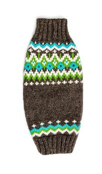 Charcoal Fairisle Sweater.