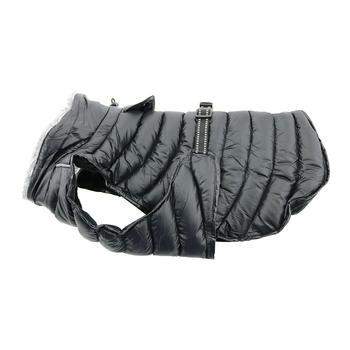 Alpine Extreme Weather Puffer Dog Coat - Black.
