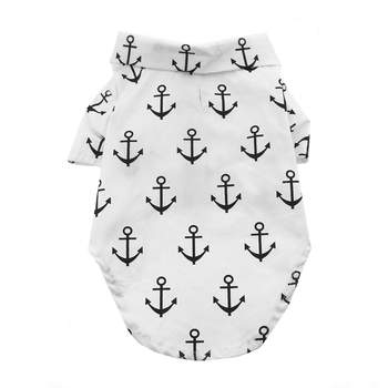 Hawaiian Camp Dog Shirt - Anchors Aweigh.