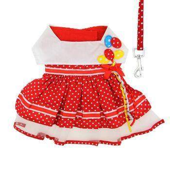 Red Polka Dot Balloon Dress.