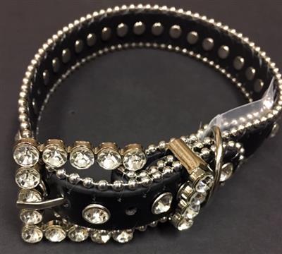 Canine Brands Black Bling Dog Collar-Paws & Purrs Barkery & Boutique