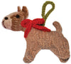 Knit Dog & Cat Christmas Tree Ornaments.