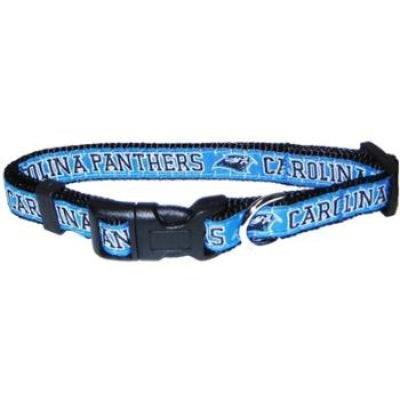 Carolina Panthers Ribbon Dog Collar & Leash