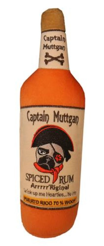 Dog Diggin Design Captain Muttgan Rum Dog Toy-Paws & Purrs Barkery & Boutique