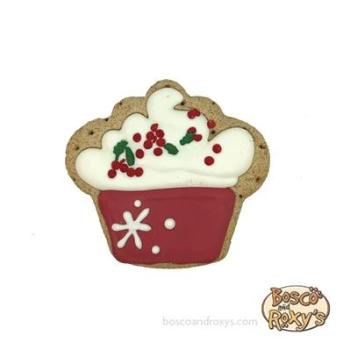 Christmas Cupcake Dog Treat.