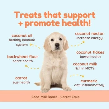 CocoTherapy Coco-Milk Bones Carrot Cake Biscuit