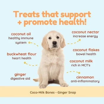 CocoTherapy Coco-Milk Bones Ginger Snaps Biscuit